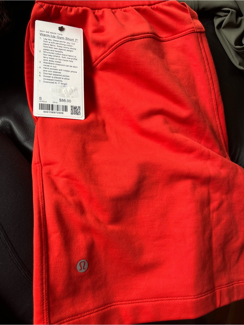 lululemon athletica Red Men's Athletic Shorts